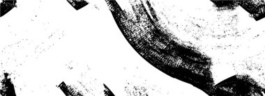 Çizik ve çiziklerle dolu siyah beyaz bir arka plan. Soyut vektör illüstrasyonu.                