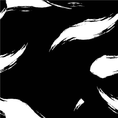 Çizik ve çiziklerle dolu siyah beyaz bir arka plan. Soyut vektör illüstrasyonu.                