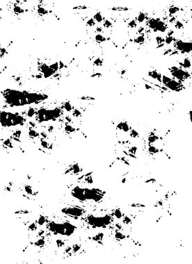 Çizik ve çiziklerle dolu siyah beyaz bir arka plan. Soyut vektör illüstrasyonu.                