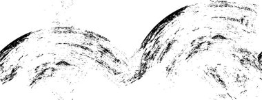 Çizik ve çiziklerle dolu siyah beyaz bir arka plan. Soyut vektör illüstrasyonu.                