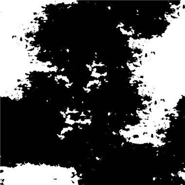 Çizik ve çiziklerle dolu siyah beyaz bir arka plan. Soyut vektör illüstrasyonu.                