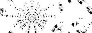 Çizik ve çiziklerle dolu siyah beyaz bir arka plan. Soyut vektör illüstrasyonu.                