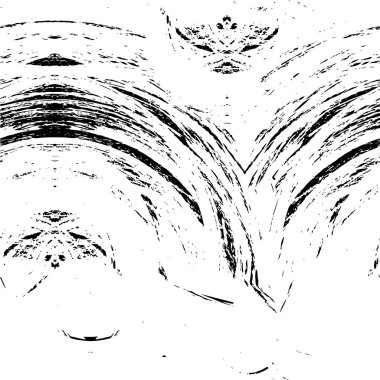 Çizik ve çiziklerle dolu siyah beyaz bir arka plan. Soyut vektör illüstrasyonu.                