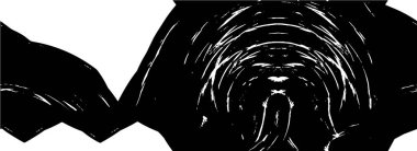 Çizik ve çiziklerle dolu siyah beyaz bir arka plan. Soyut vektör illüstrasyonu.                