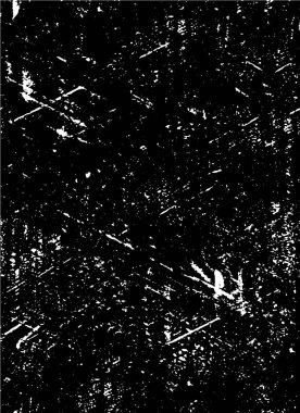 Çizik ve çiziklerle dolu siyah beyaz bir arka plan. Soyut vektör illüstrasyonu.                