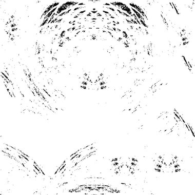 Çizik ve çiziklerle dolu siyah beyaz bir arka plan. Soyut vektör illüstrasyonu.                