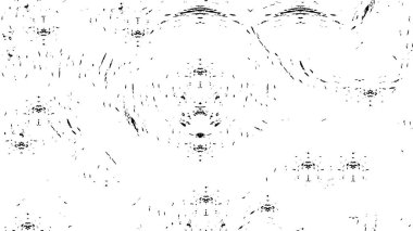 Çizik ve çiziklerle dolu siyah beyaz bir arka plan. Soyut vektör illüstrasyonu.                