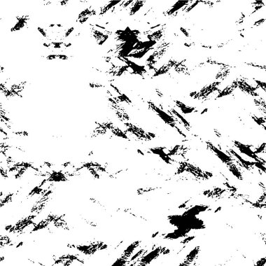 Çizik ve çiziklerle dolu siyah beyaz bir arka plan. Soyut vektör illüstrasyonu.                