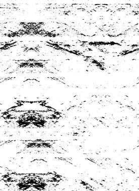 Çizik ve çiziklerle dolu siyah beyaz bir arka plan. Soyut vektör illüstrasyonu.                