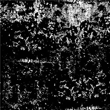 Çizik ve çiziklerle dolu siyah beyaz bir arka plan. Soyut vektör illüstrasyonu.                