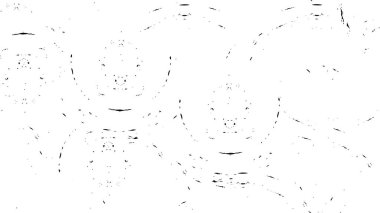 Çizik ve çiziklerle dolu siyah beyaz bir arka plan. Soyut vektör illüstrasyonu.                