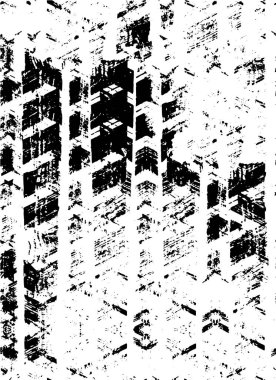 Soyut grunge arkaplanı. Monokrom dokusu. Siyah ve beyaz desenli arkaplan                      