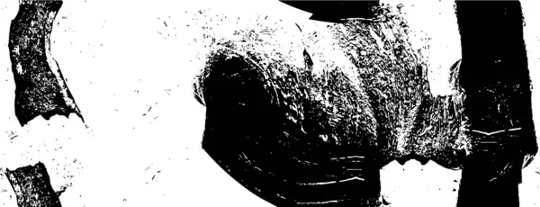 Grungy Umělecké Pozadí Šmouhami Černá Bílá Vzor — Stockový vektor