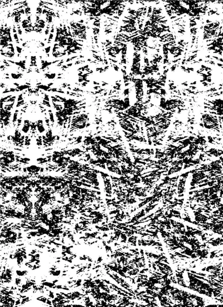 Grungy Künstlerischen Hintergrund Mit Flecken Schwarz Weiß Muster — Stockvektor