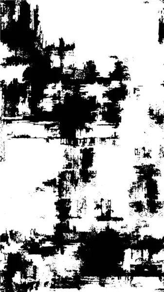 Rough Textured Paint Wallpaper Black White Pattern — Stock Vector