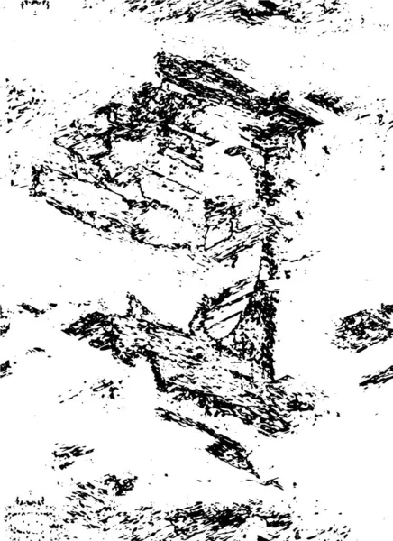 Papier Peint Noir Blanc Avec Peinture Détresse Sur Surface — Image vectorielle