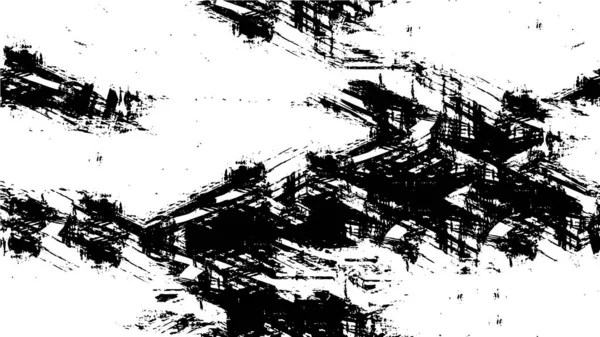 Стильный Грандиозный Фон Пятнами Абстрактные Монохромные Обои Выветриванием — стоковый вектор