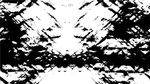 Простой Текстурированный Фон Пятнами Абстрактные Монохромные Обои Выветриванием — стоковый вектор