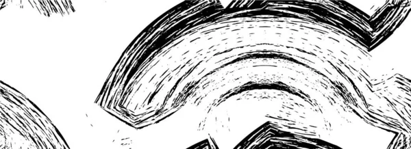 Zwart Wit Verontruste Achtergrond Met Krassen Abstract Verweerd Behang — Stockvector