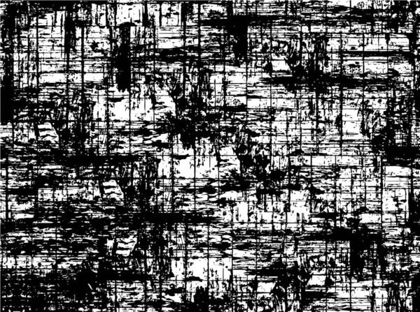 Benauwde Achtergrond Met Zwart Wit Krassen Abstracte Verweerd Behang — Stockvector