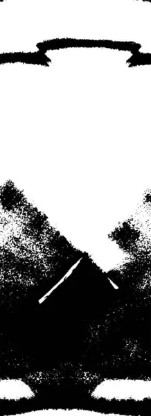 Muster Mit Schwarz Weißen Kratzern Abstrakte Verwitterte Tapeten — Stockvektor