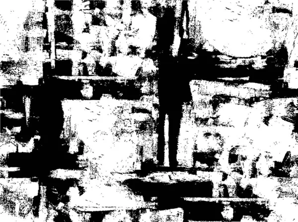 Шаблон Черно Белыми Царапинами Абстрактные Обои Выветриванием — стоковый вектор