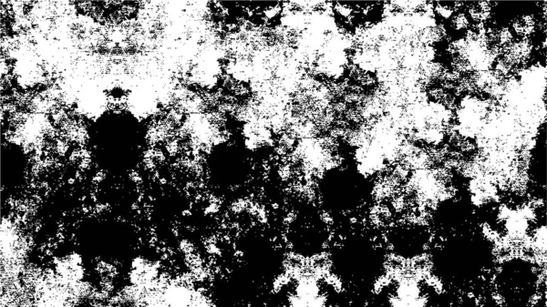 Siyah Beyaz Çiziklerle Pürüzlü Yüzey Soyut Yıpranmış Duvar Kağıdı — Stok Vektör