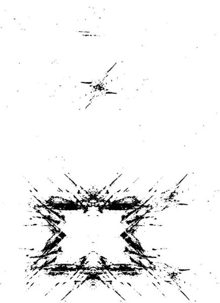 Ruw Oppervlak Met Zwart Wit Krassen Abstract Verweerd Behang — Stockvector