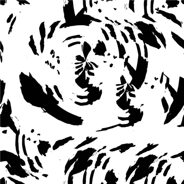 Surface Rugueuse Avec Rayures Noires Blanches Papier Peint Abstrait Altéré — Image vectorielle