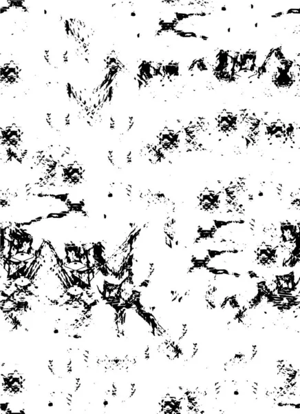 Gestresst Oppervlak Met Zwart Wit Krassen Abstract Verweerd Behang — Stockvector