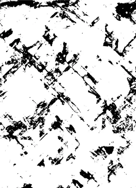 Superficie Angustiada Con Arañazos Blanco Negro Fondo Pantalla Envejecido Abstracto — Archivo Imágenes Vectoriales