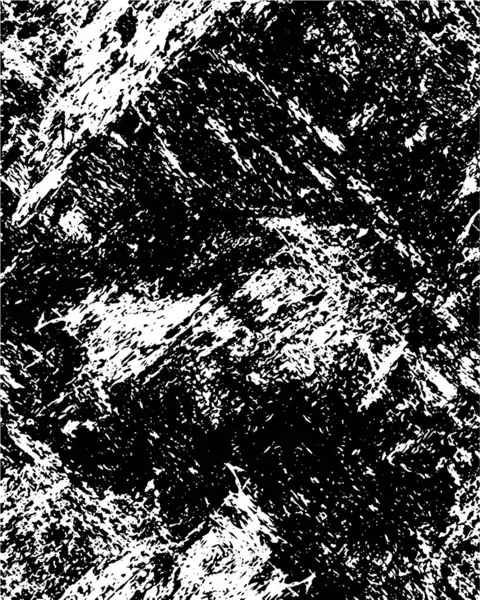 Gestresste Oberfläche Mit Schwarz Weißen Kratzern Abstrakte Verwitterte Tapeten — Stockvektor