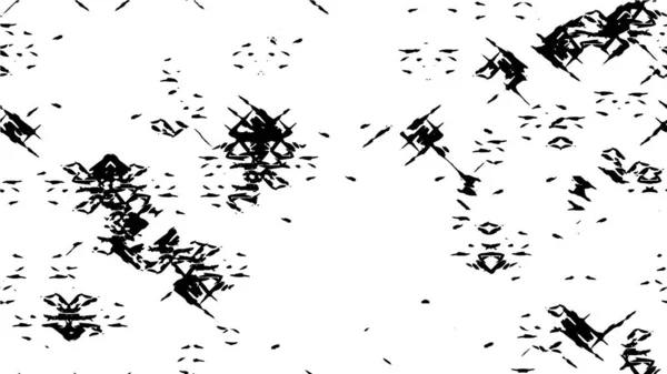 Грязный Монохромный Рисунок Простыми Пятнами — стоковый вектор