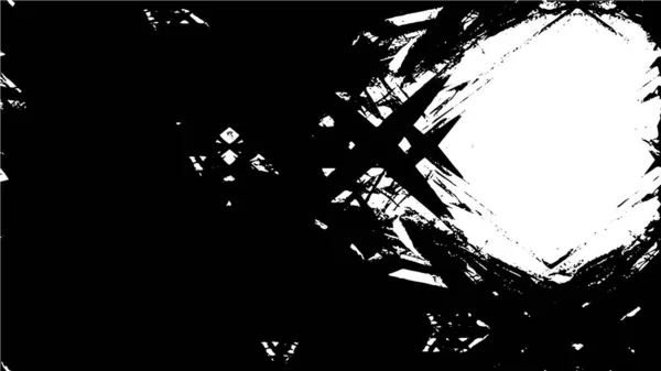 Черно Белый Узор Простыми Царапинами — стоковый вектор