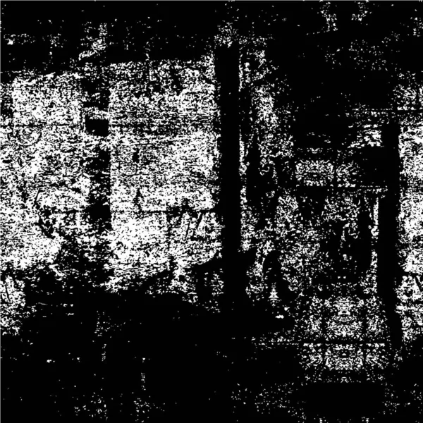 Fond Noir Blanc Tourmenté Motif Grunge — Image vectorielle