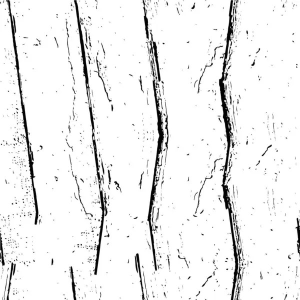 Gestresster Schwarzer Und Weißer Hintergrund Grunziges Muster — Stockvektor