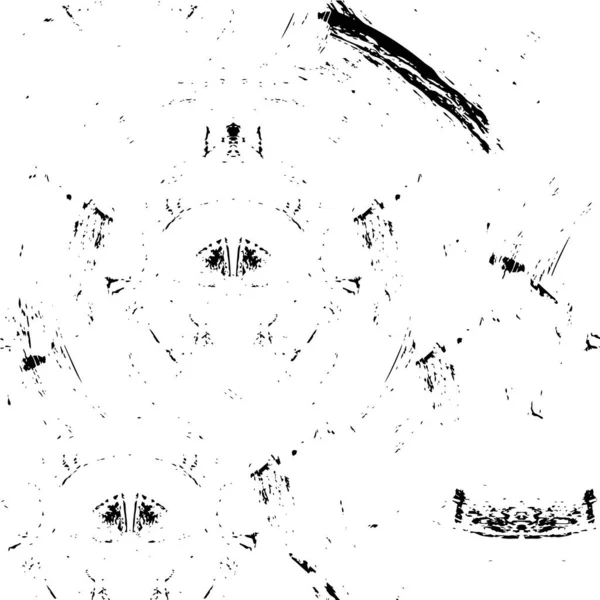 Проблемы Черно Белого Фона Ворчливый Узор — стоковый вектор