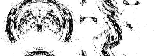 Abstraktní Monochromatický Grunge Vzor Škrábanci — Stockový vektor