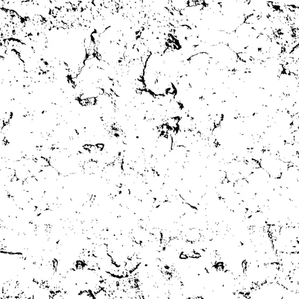 Abstraktes Monochromes Grunge Muster Mit Kratzern — Stockvektor