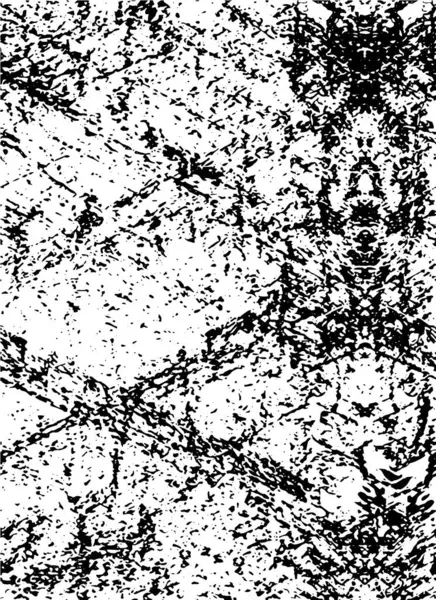 Padrão Grunge Preto Branco Abstrato Com Arranhões — Vetor de Stock