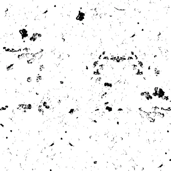Abstraktes Schwarz Weiß Grunge Muster Mit Kratzern — Stockvektor
