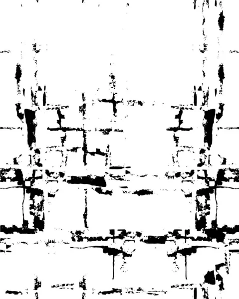 Абстрактный Черно Белый Узор Царапинами — стоковый вектор