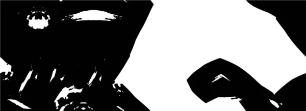 Abstract Black White Grunge Pattern — Vetor de Stock