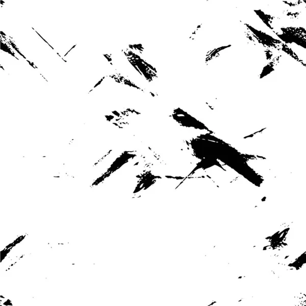 Zaklatott Háttér Fekete Fehér Textúra Karcolásokkal Vonalakkal Absztrakt Vektor Illusztráció — Stock Vector
