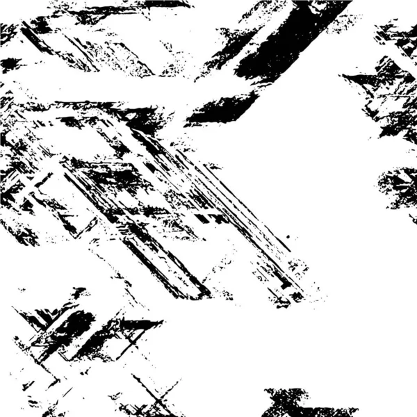 Sfondo Angosciato Texture Bianco Nero Con Graffi Linee Illustrazione Astratta — Vettoriale Stock