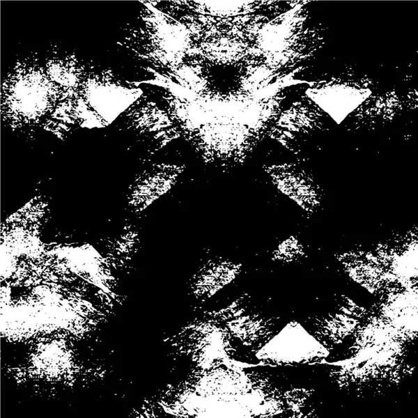 Abstract Fundal Grunge Textura Monocromă Fundal Alb Negru Texturat — Vector de stoc