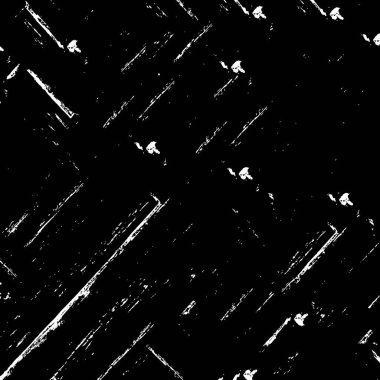 Vektör grunge dokusu. Siyah beyaz arka plan. Soyut monokrom resim koyu tonlarda solmuş bir efekt içerir