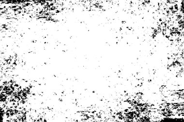 Grunge siyah beyaz desen. Monokrom parçacıkları soyut doku. Koyu tasarım arka plan yüzeyi.