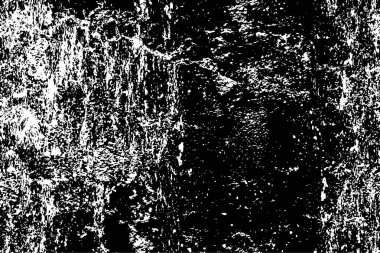 Grunge siyah beyaz desen. Monokrom parçacıkları soyut doku. Koyu tasarım arka plan yüzeyi.