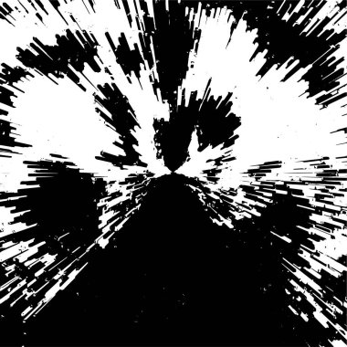 Siyah ve beyaz soyut grunge arka plan. monokrom dokusu. vektör illüstrasyonu  